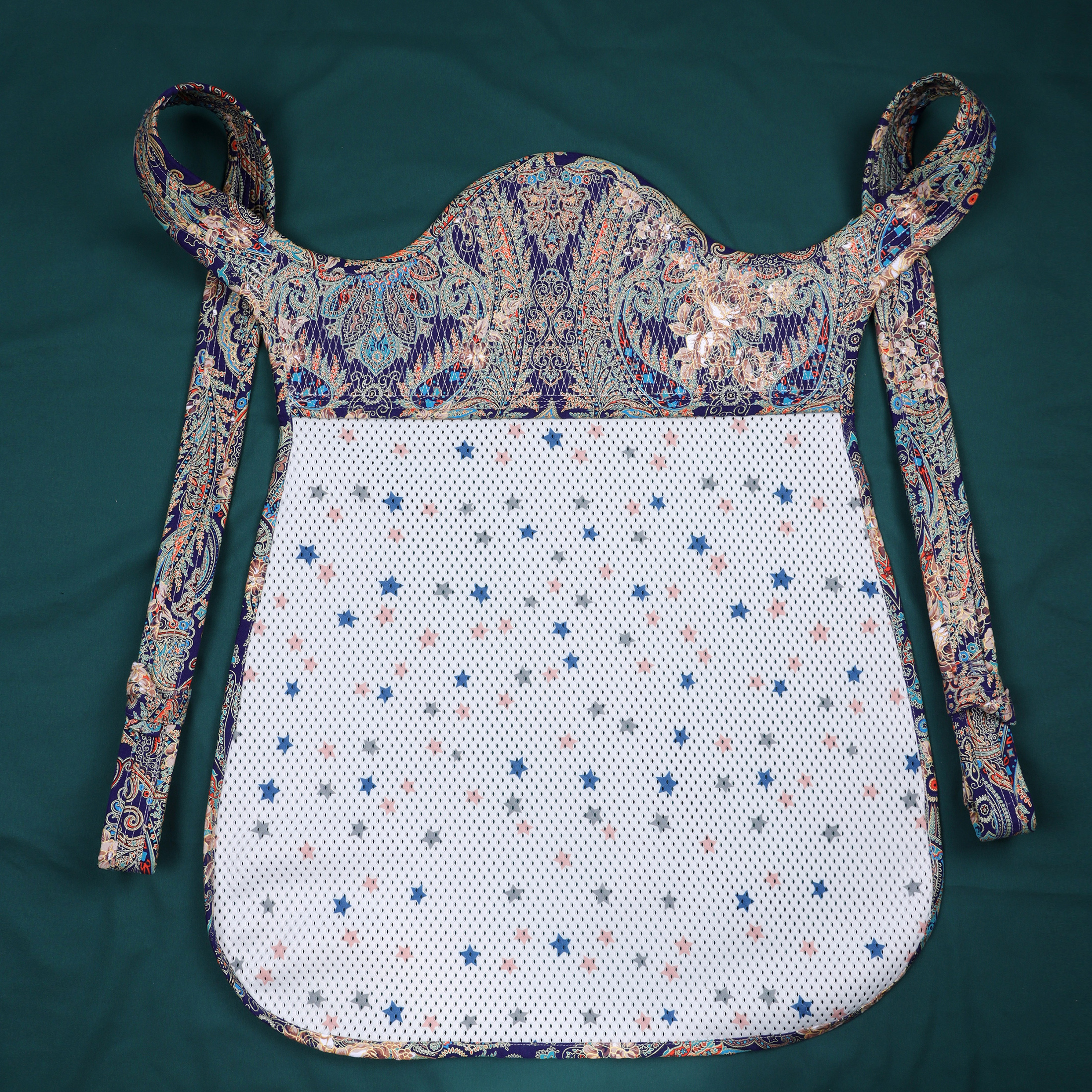 多色星星网纱款 夏季凉背带透气婴儿背篼宝宝0-3岁用纯棉亲肤柔软