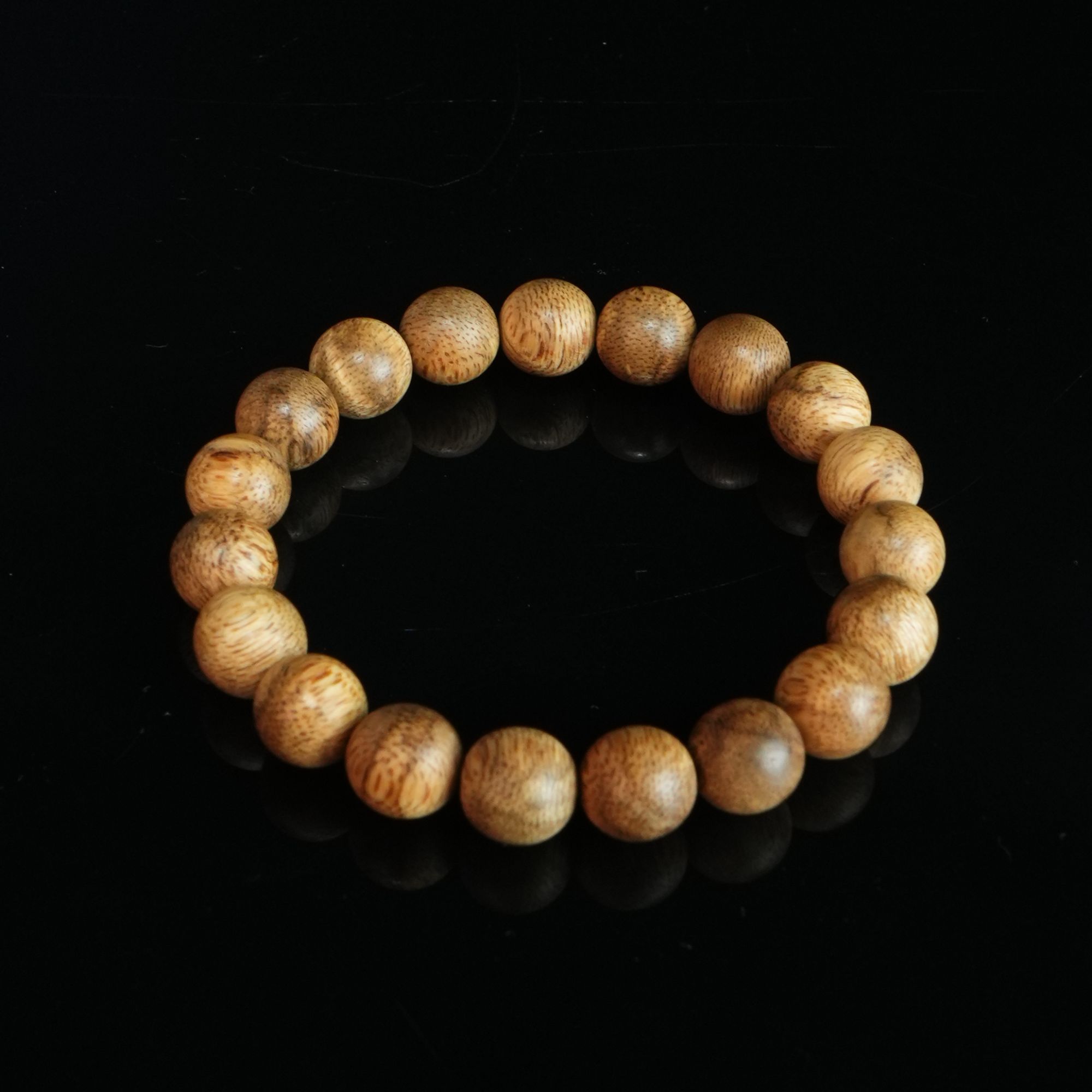 3691达拉干沉香虎斑纹9分沉手串1.0cm 8.3g