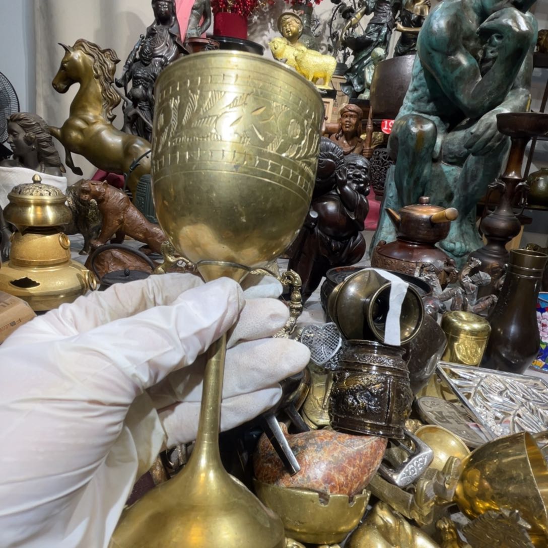 大阪回流铜器摆件