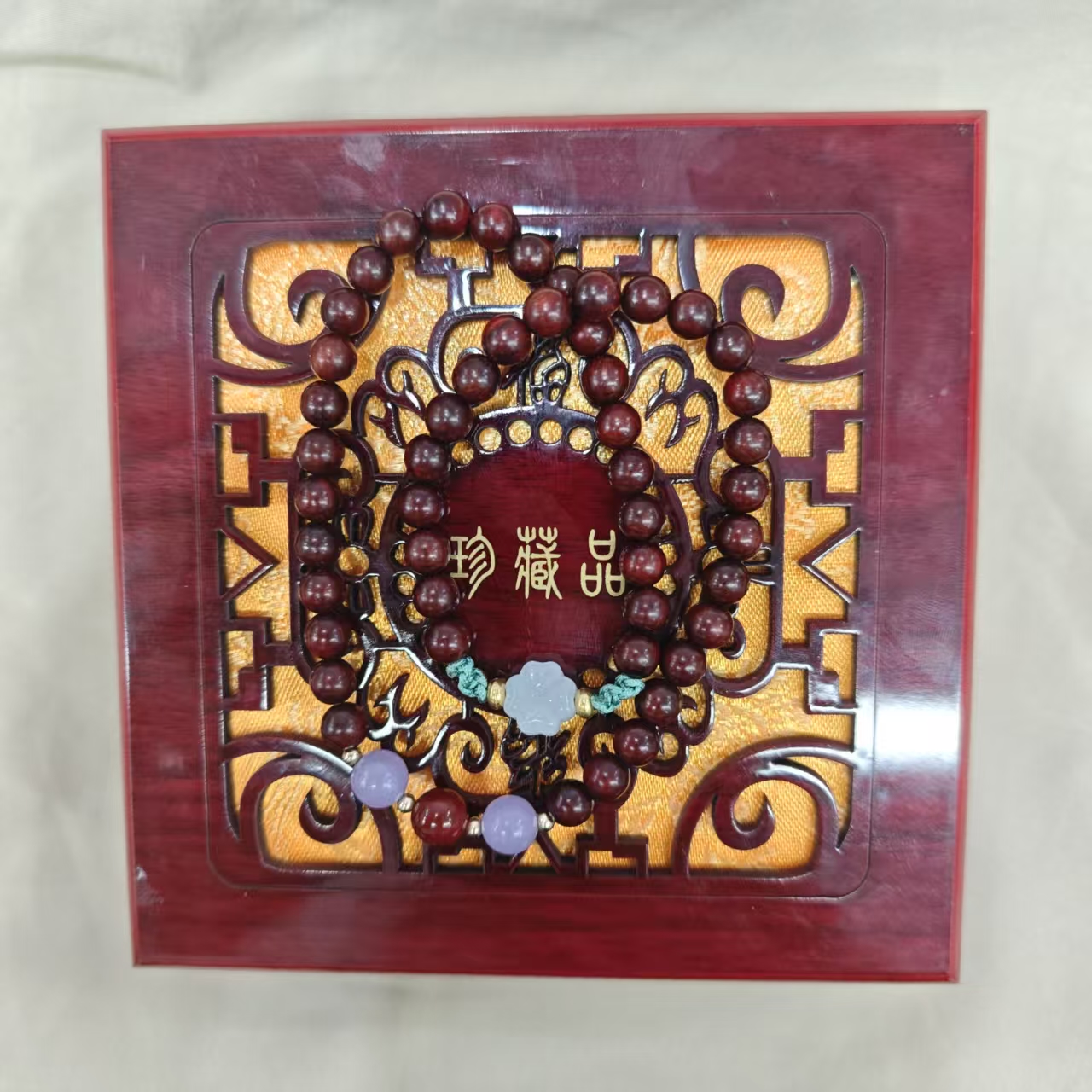 小叶紫檀双圈手串 32562