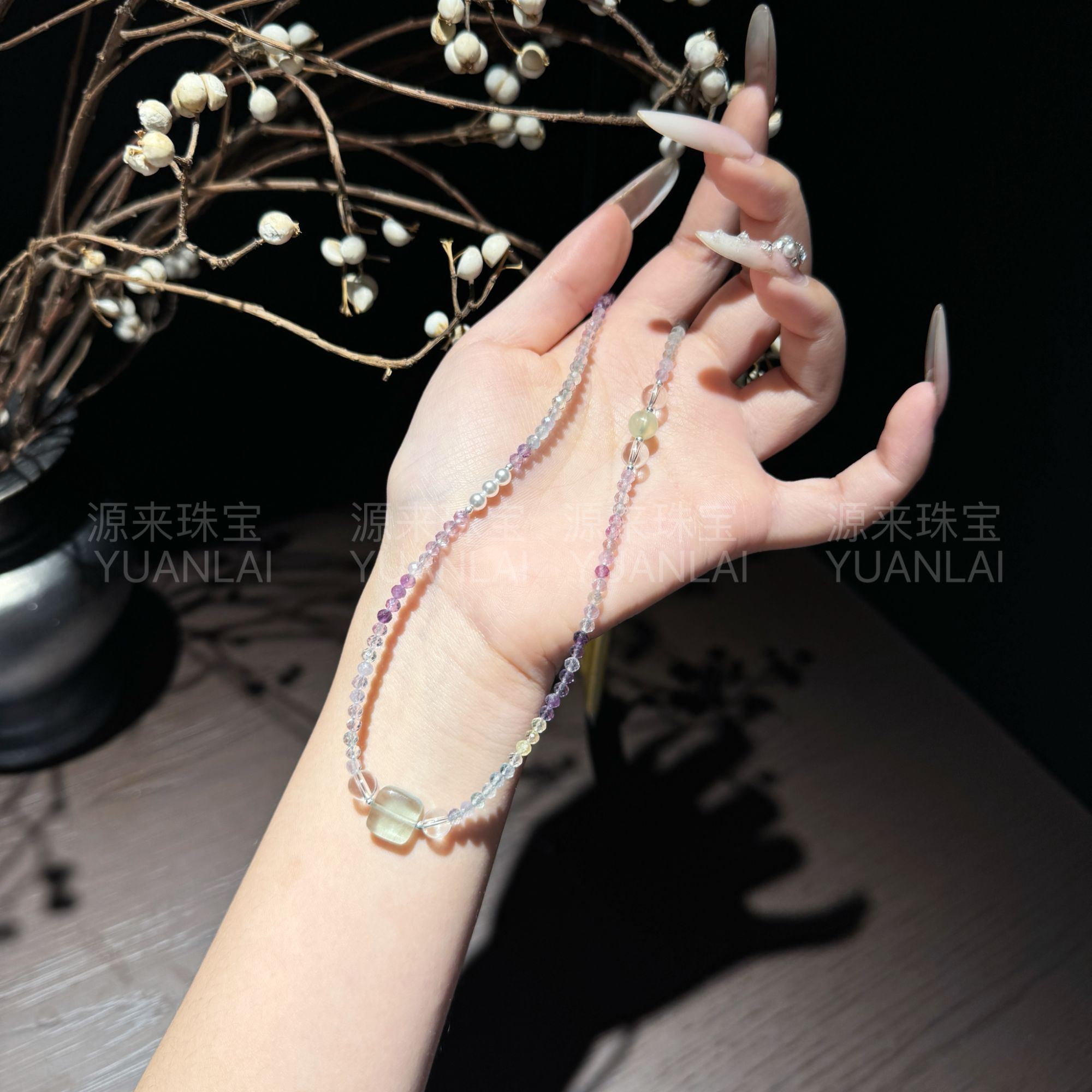 YY11*萤光碎梦*萤石项链