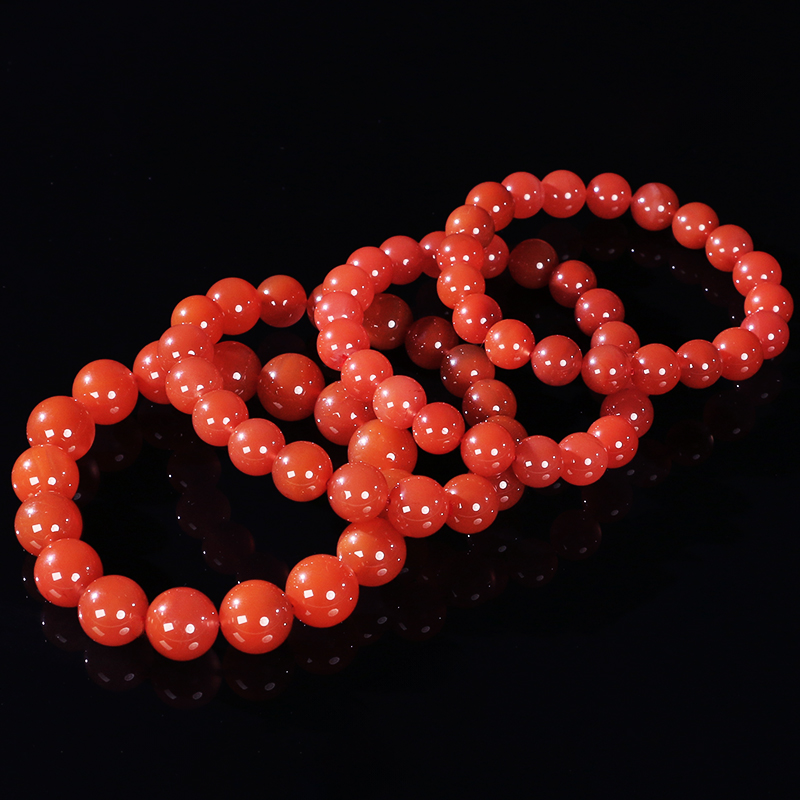 【晶之都严选】满色满肉毕业级南红单圈-多样性发其一