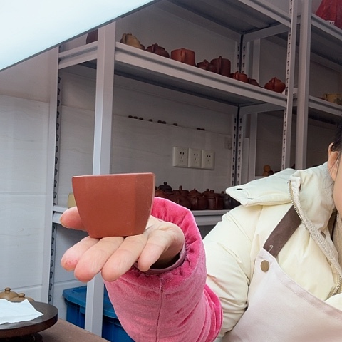 紫砂四方杯四方杯