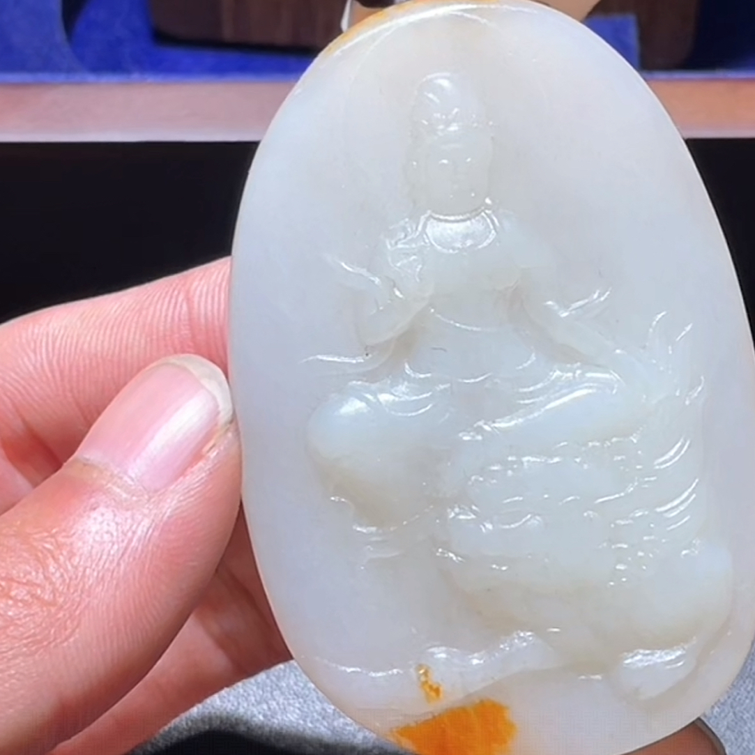 和田玉玉石挂件 d1208拍一发一