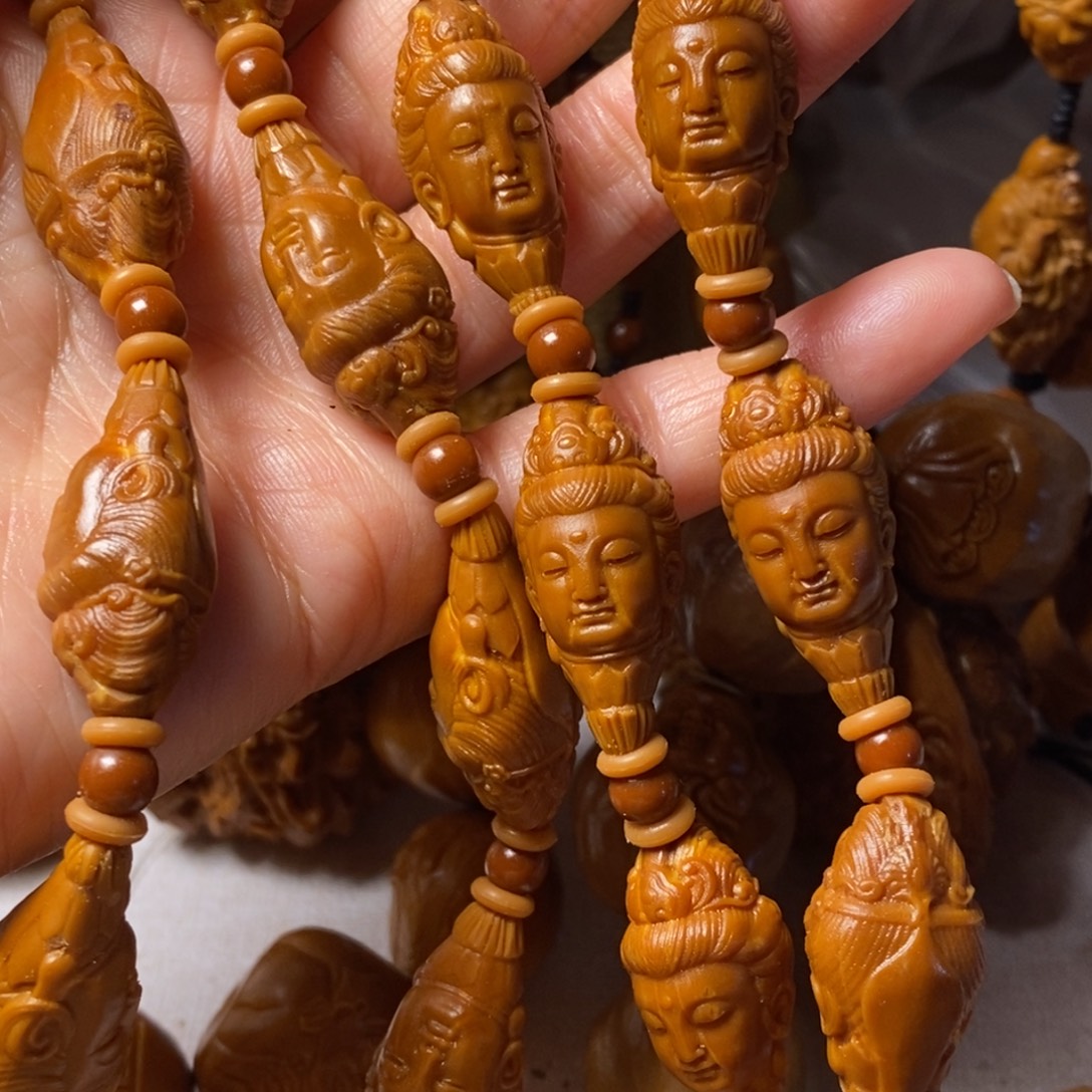 华***哥手串/手链橄榄核柳叶观音