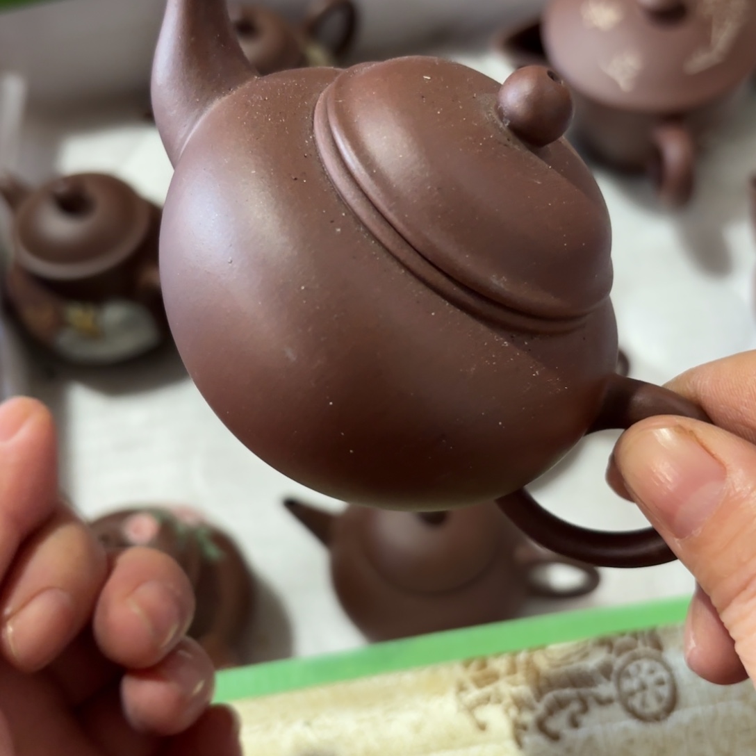 6***8紫砂茶壶紫砂和白陶在这两年都