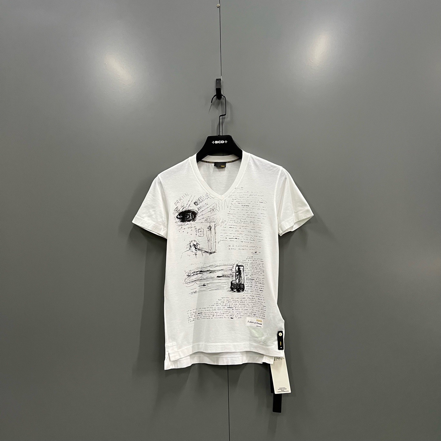 tt7 FEN简笔画图案短袖 44码/606607