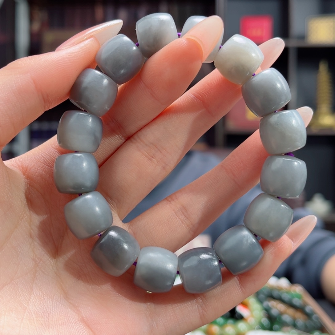 【闪购商品】和田玉手链未镶嵌青海料14 多样性拍一发一