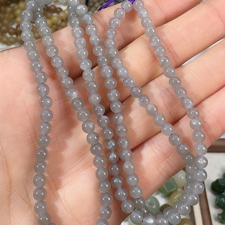 和田玉未镶嵌手链4mm