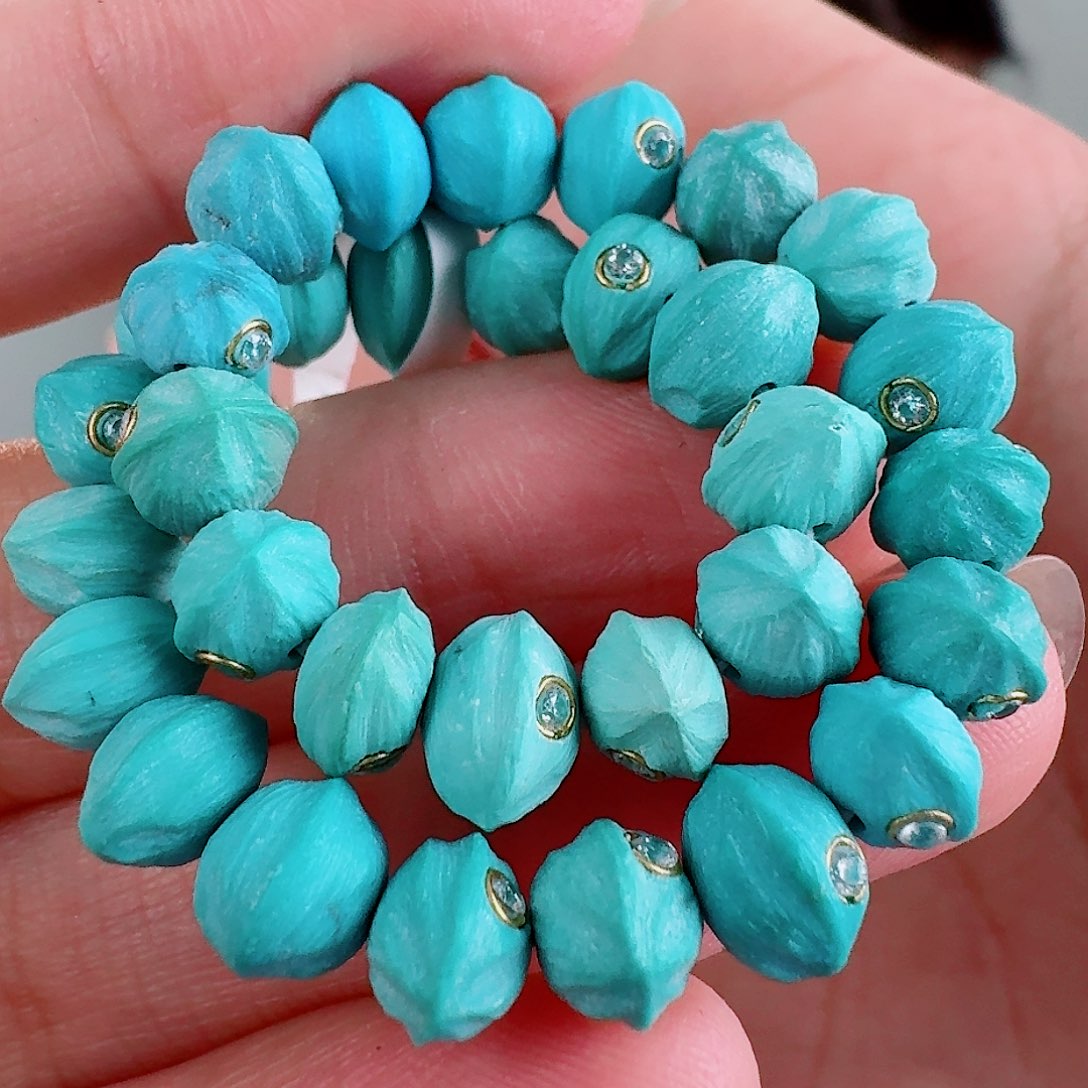 绿松石珠宝奇石未镶嵌