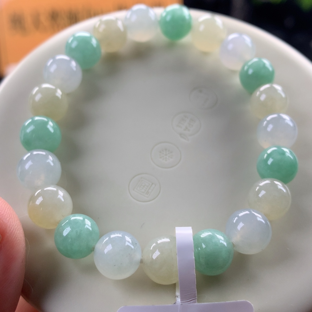 翡翠未镶嵌手链卡9