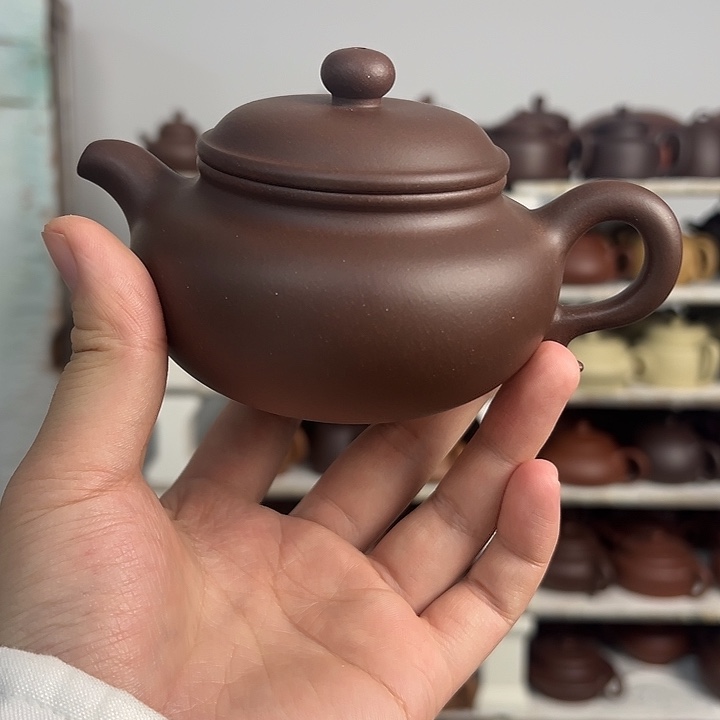紫砂茶壶60目紫泥仿古