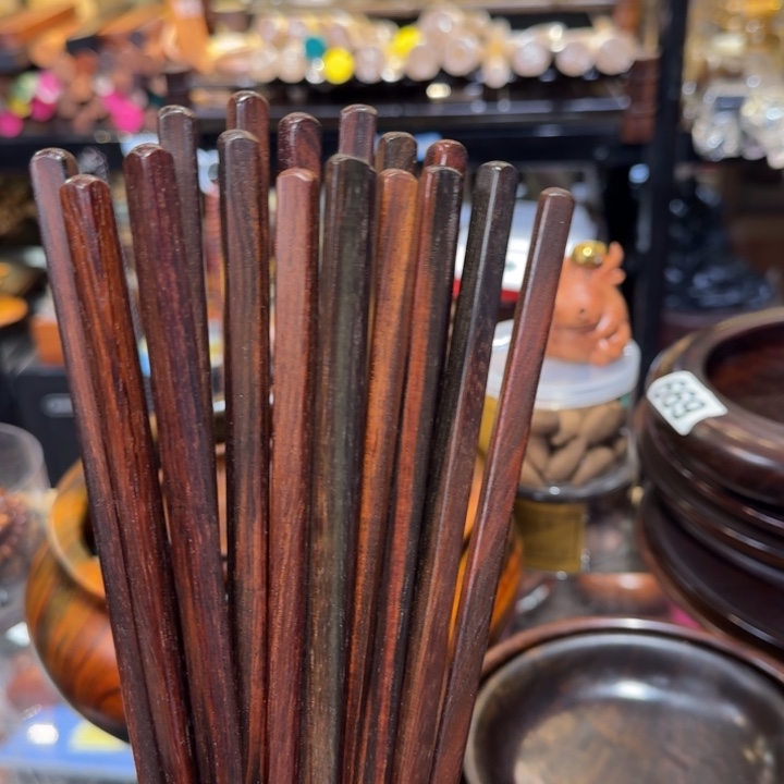 交趾黄檀（大红酸枝）酸枝精磨筷子