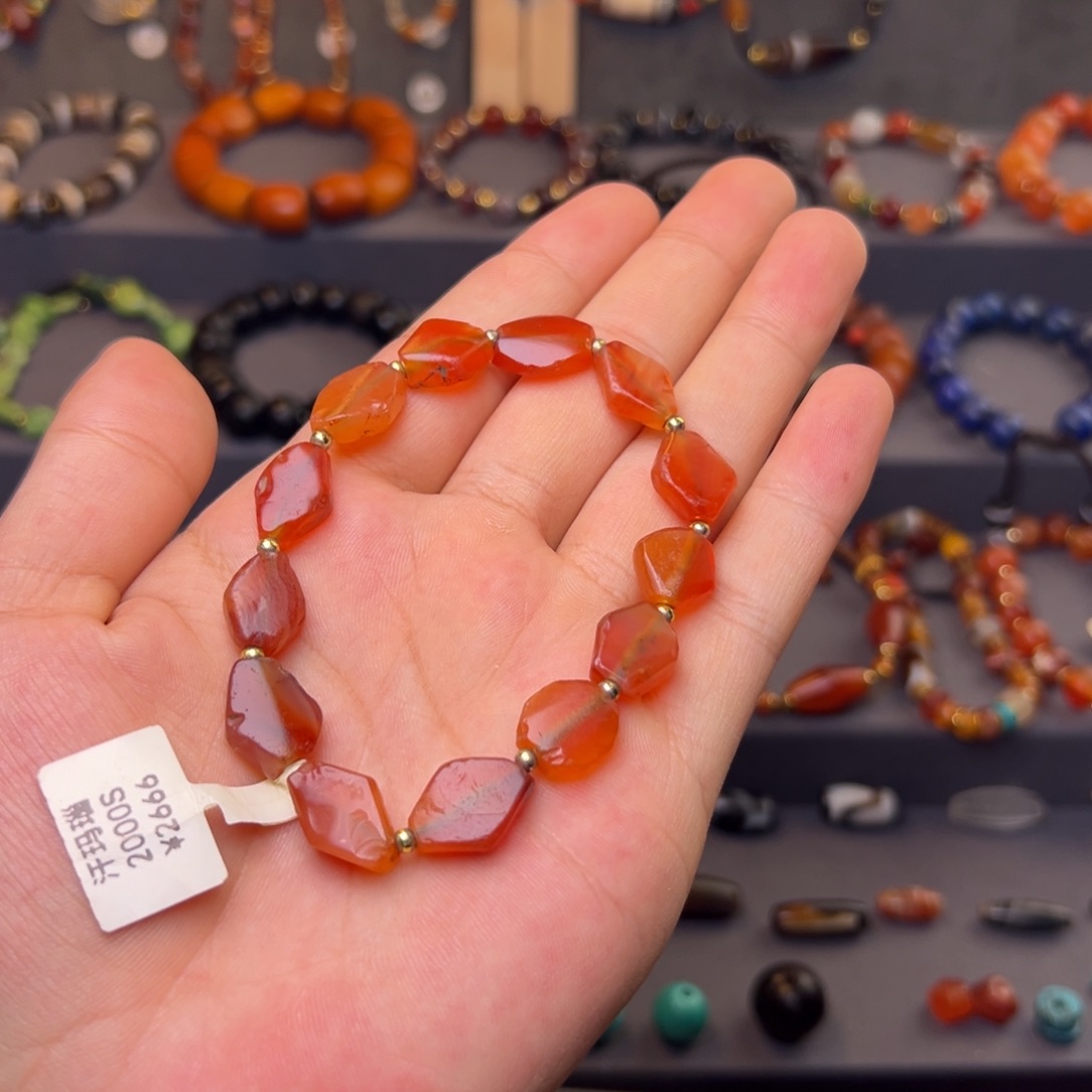 玛瑙/玉髓合金手链