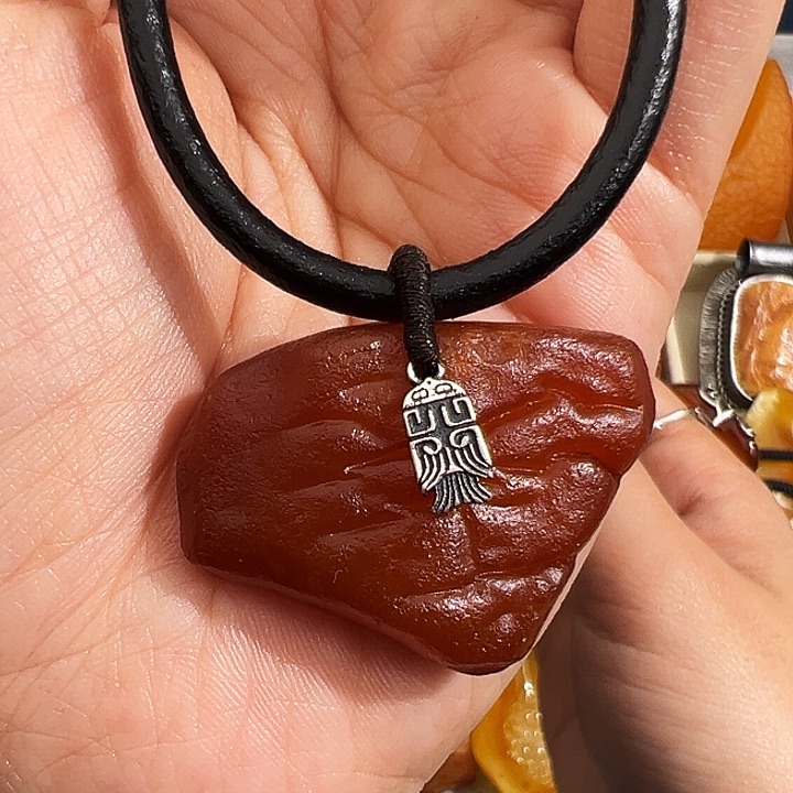 蜜蜡裸石未镶嵌吊坠