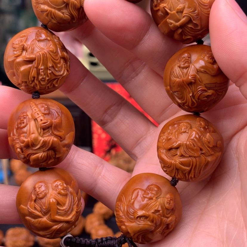 【闪购商品】橄榄核手串/手链风景罗汉