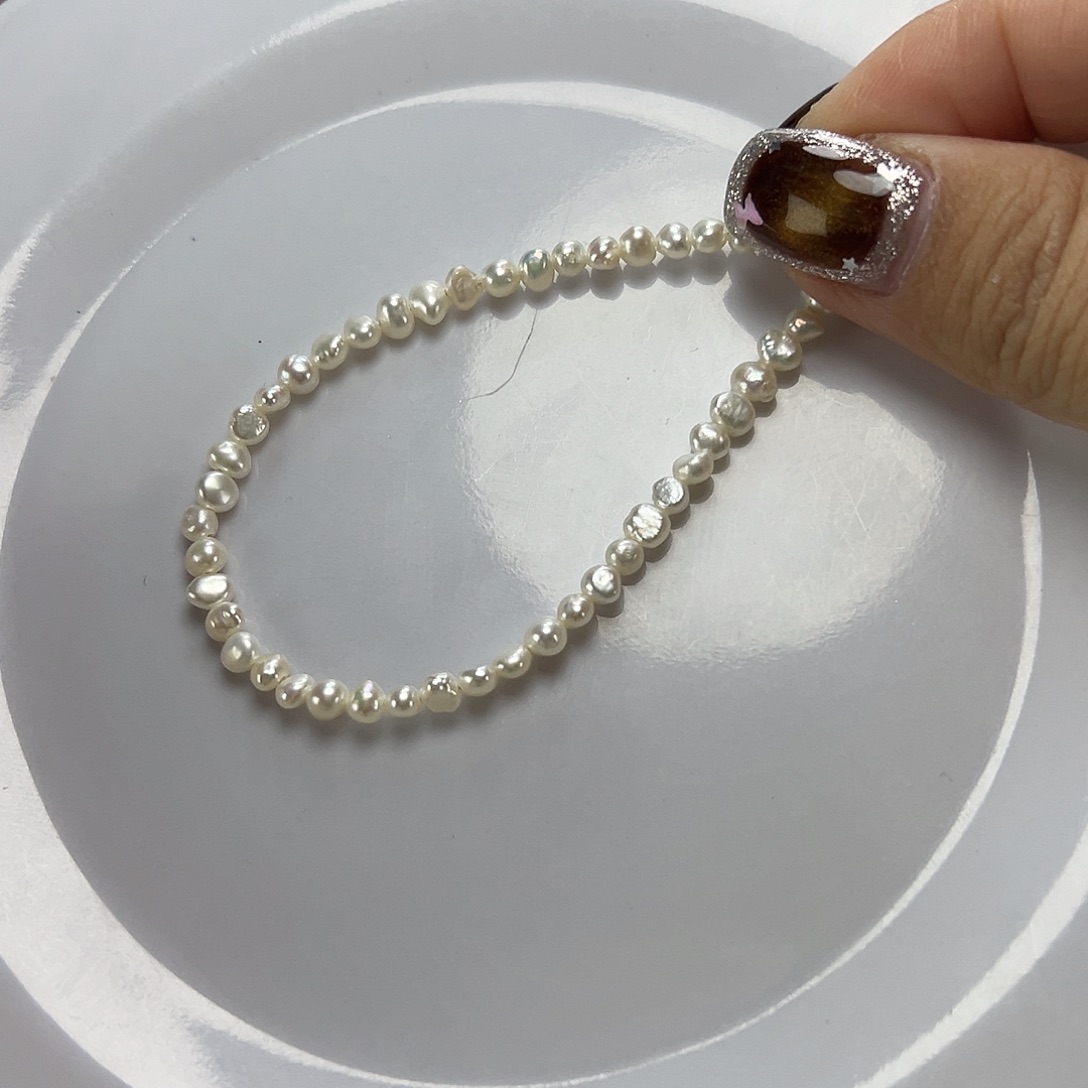 钛钢淡水珍珠手绳