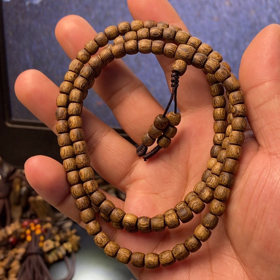 沉香手串鼓珠05多圈10克多样性发一