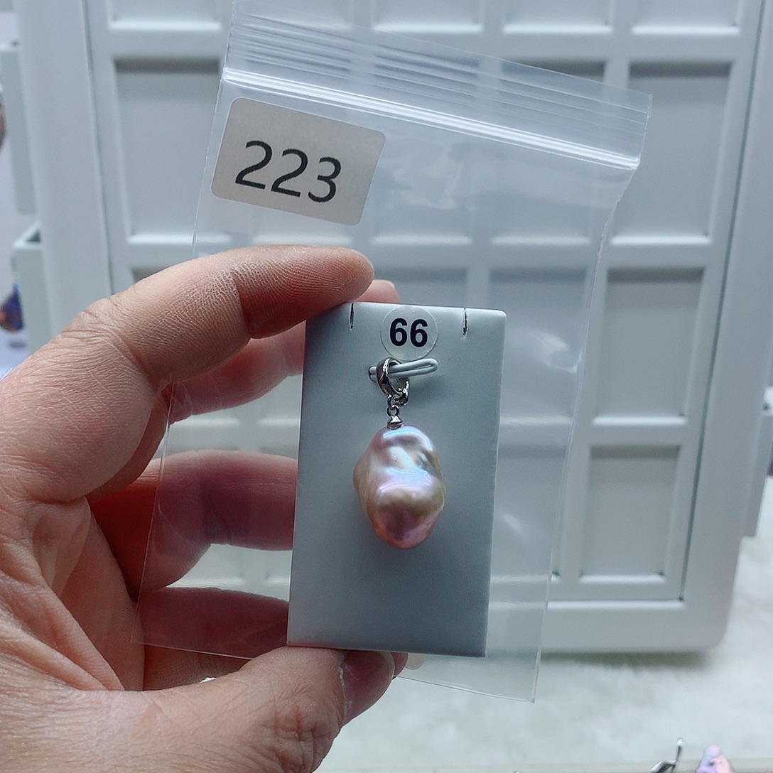 合金淡水珍珠吊坠(不含链)