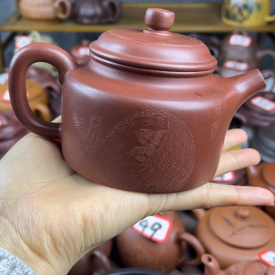 紫砂茶壶宜兴紫砂壶微瑕跳沙