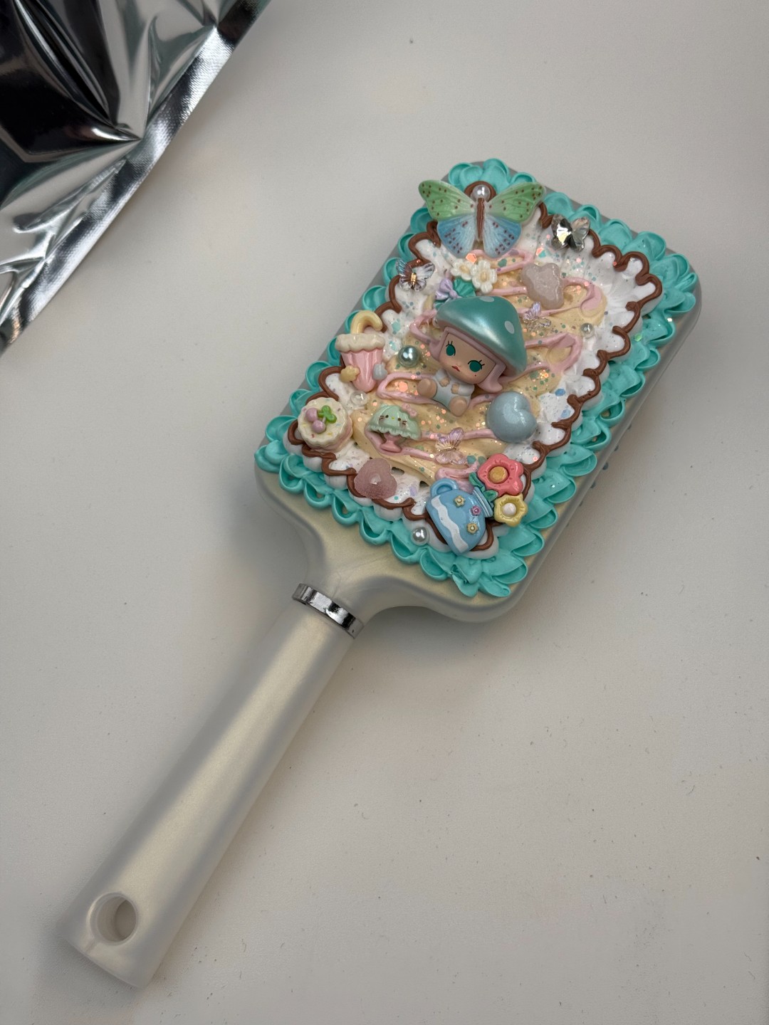 创意个性潮流DIY萌粒大气垫梳