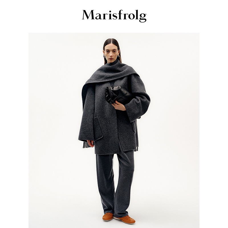 Marisfrolg玛丝菲尔毛呢外套T1FZ4712D