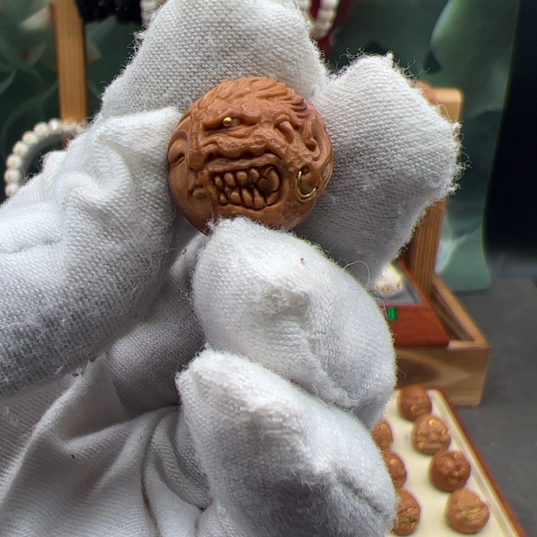 猴头核桃吊坠一念