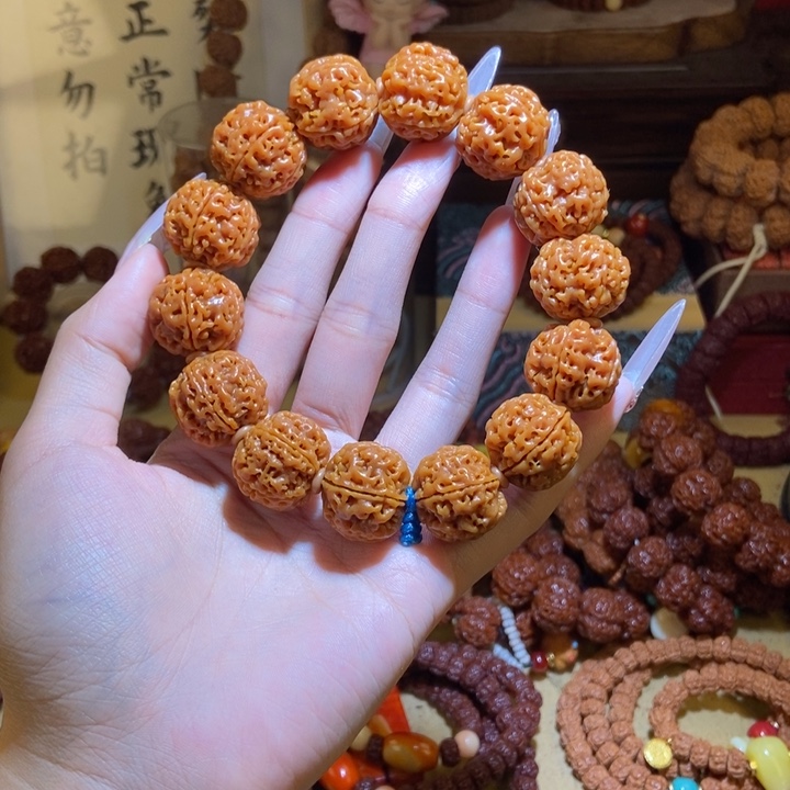烈****金刚菩提吊坠225半玉化满肉一物