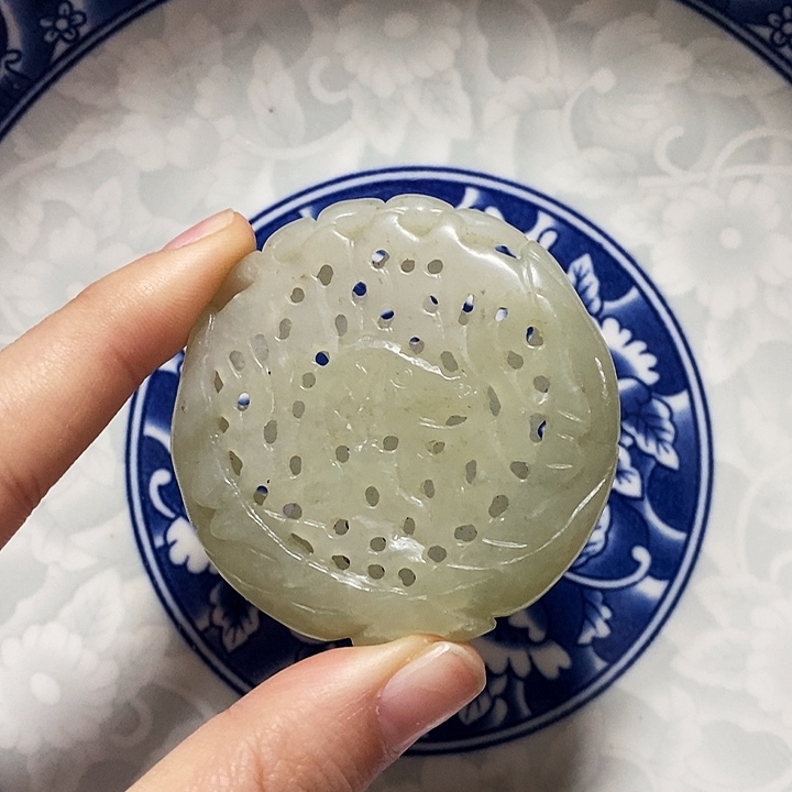 瓷片瓷片 瓷器 摆件1个