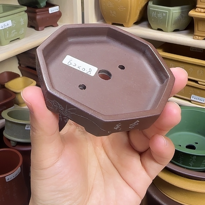 宜兴紫砂小花盆自产自销