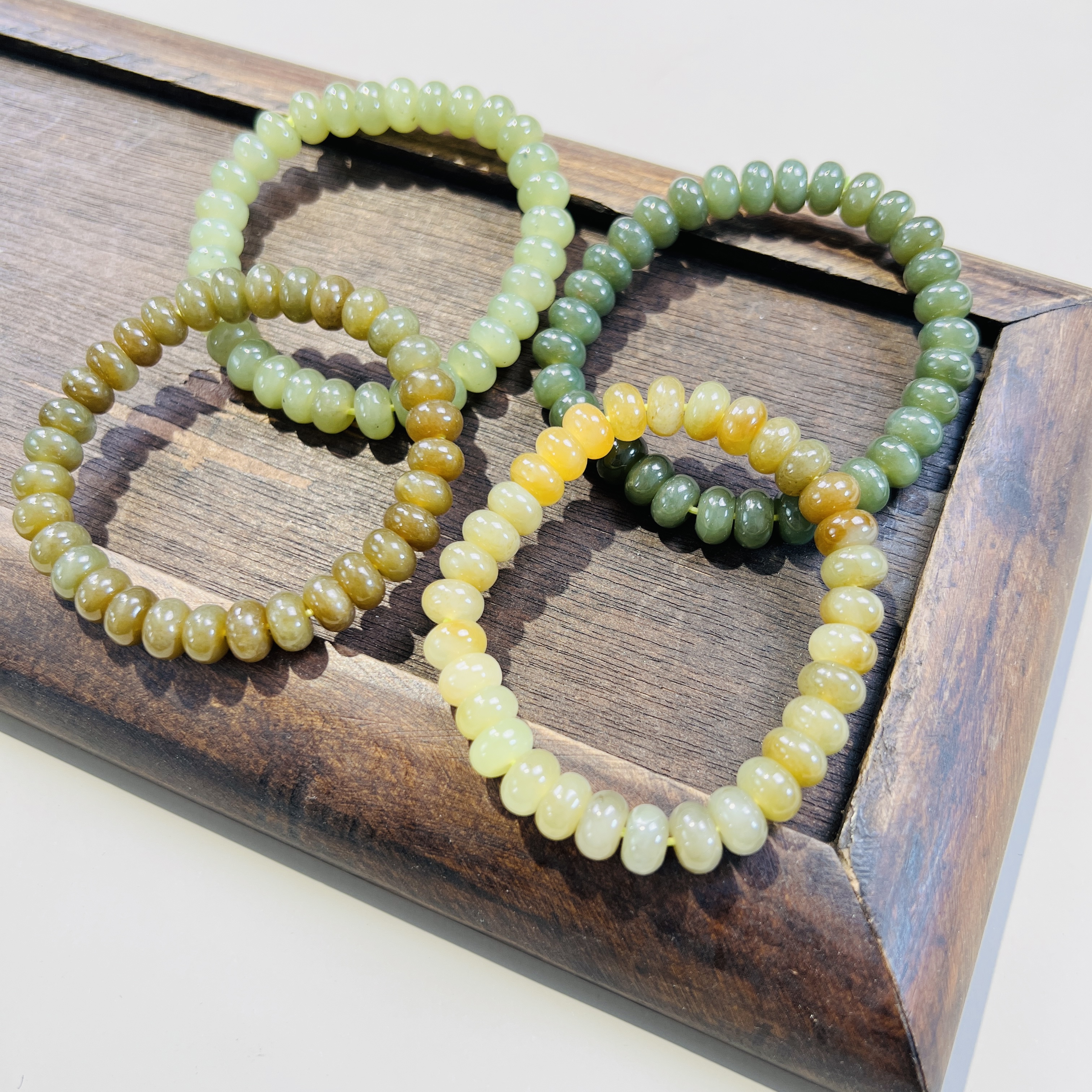 【粉丝专属豪华福袋】新疆和田玉青黄口单圈多样性拍一发一