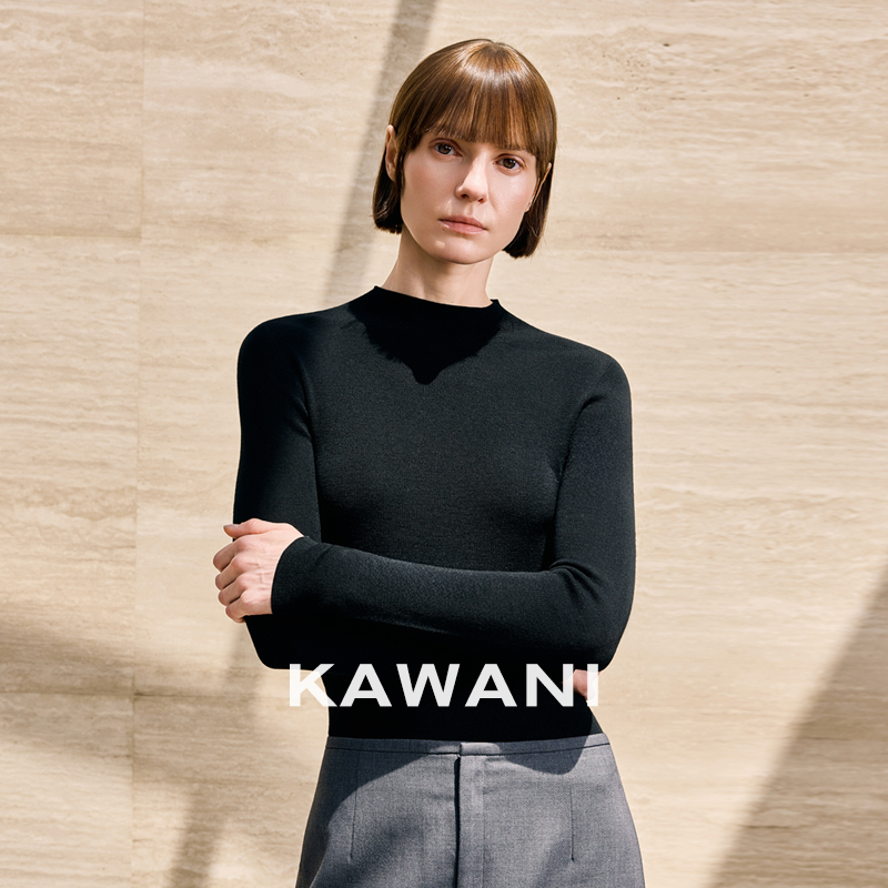 【KAWANI】顶奢TEC黄金羊毛升级版160S半高领 国王的礼物扬子纱打底