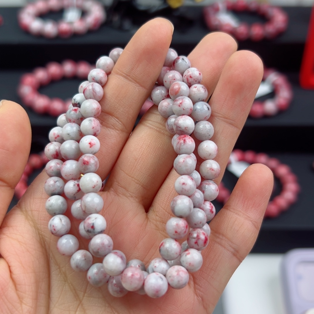 可***莓天然辰砂天然原石 多圈 36.8克