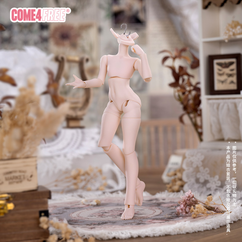 COME4FREE米甜水晶体DIY素体套组（水贴另外加购）