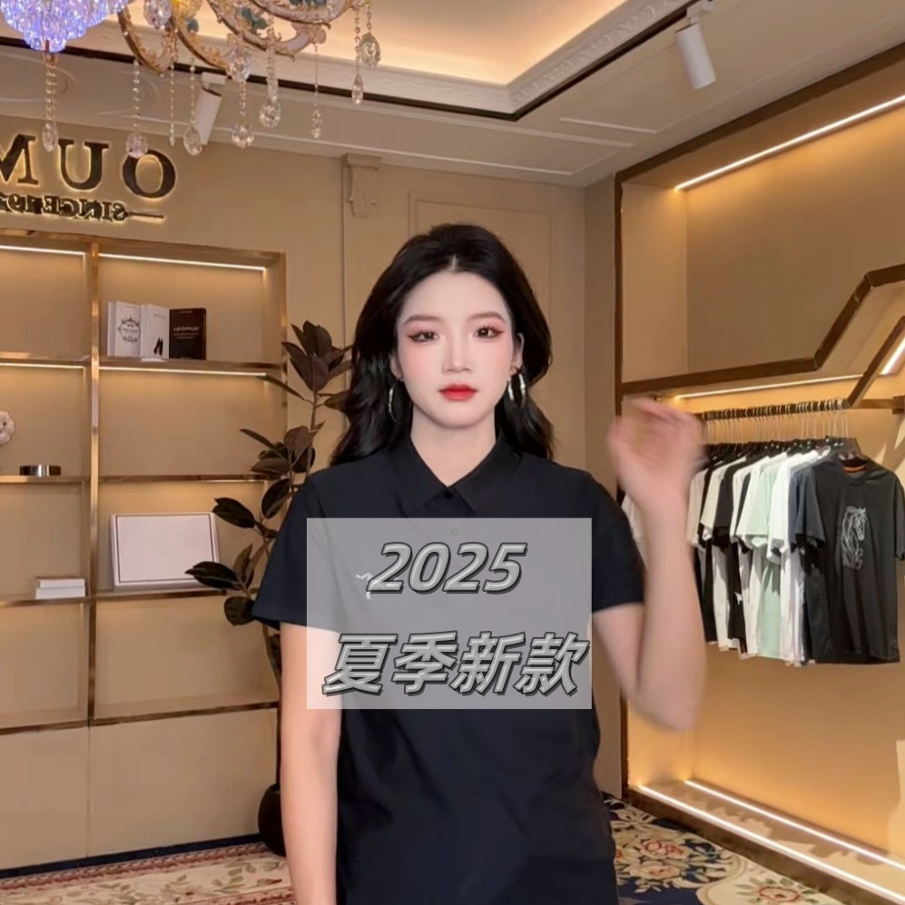 【鸟家冰丝速干POLO衫-013】奢品仓男女同款简约重磅情侣POLO衫