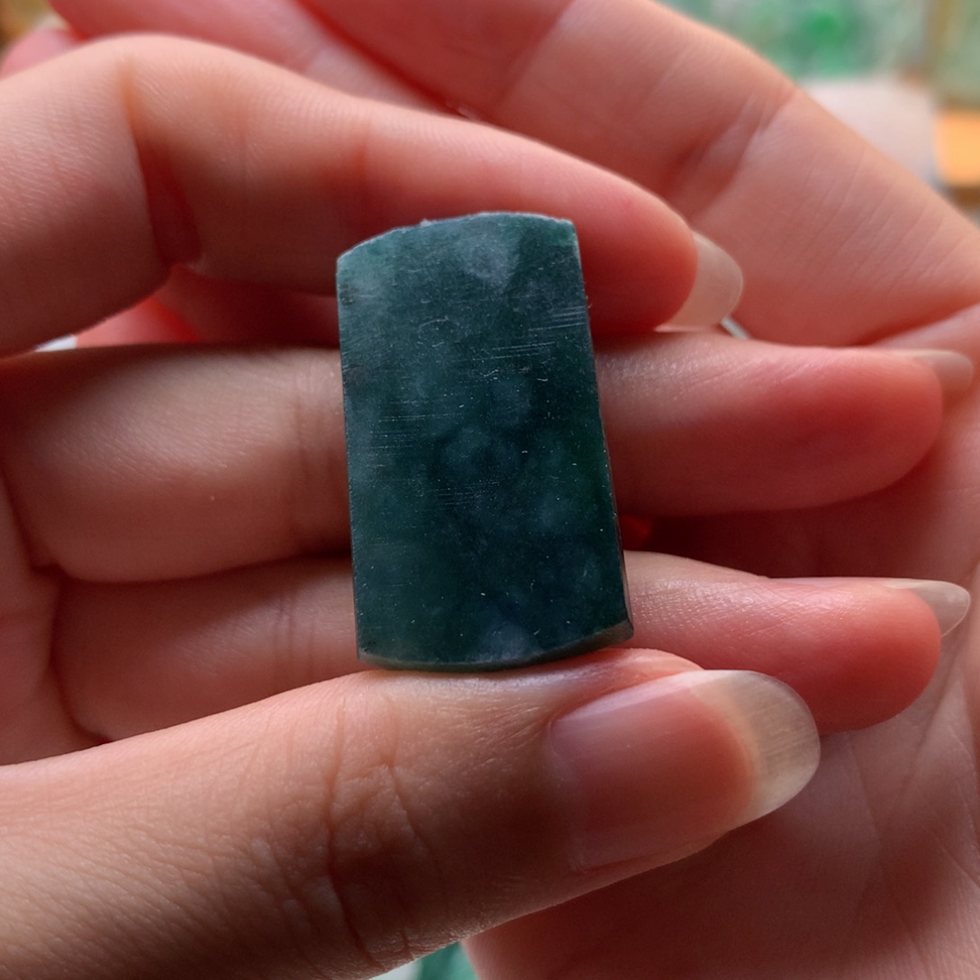 定制翡翠未镶嵌无事牌