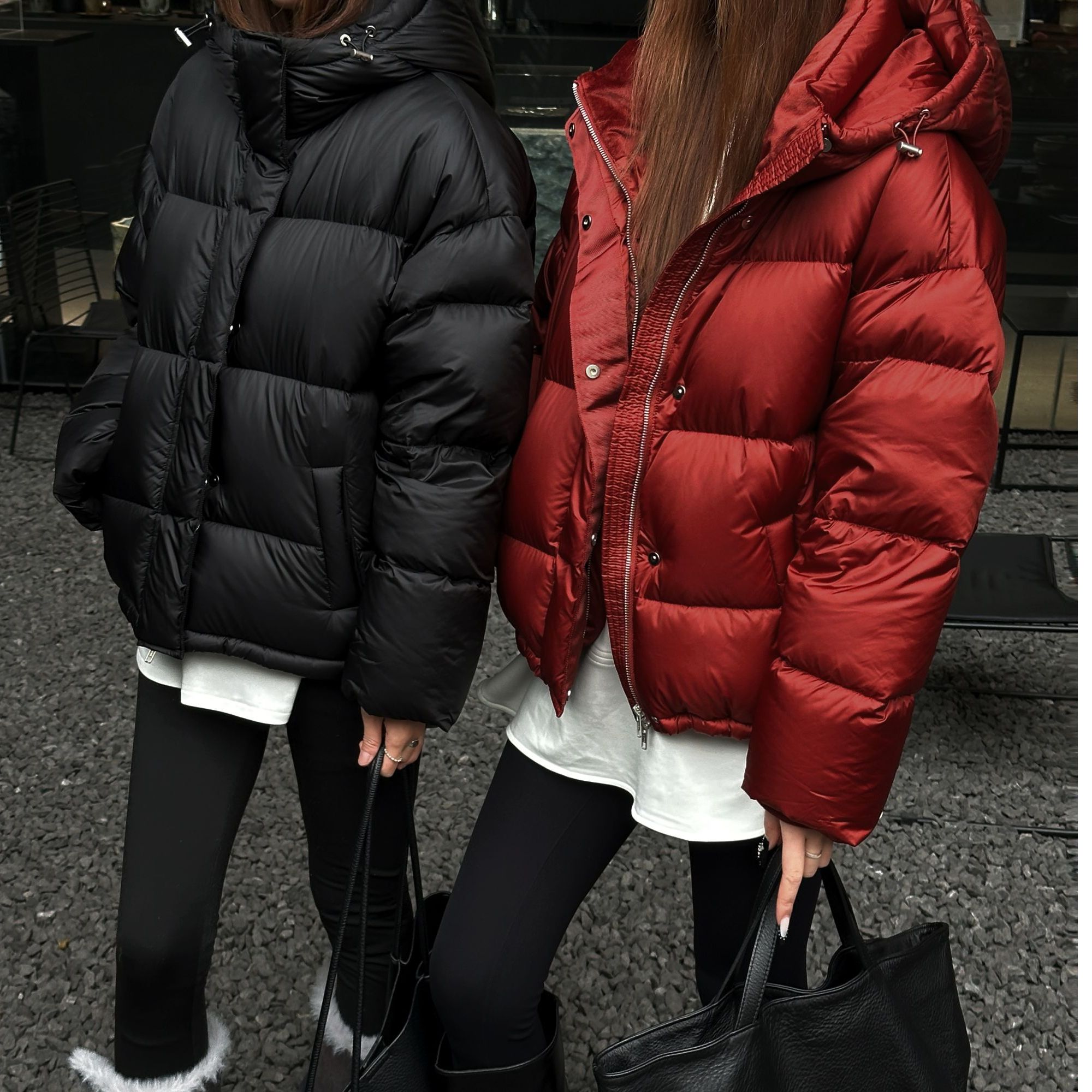 【张小张专属】冬季通勤百搭连帽鹅绒羽绒服25G20-1