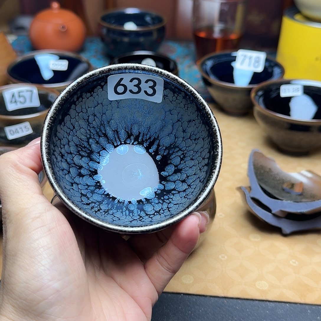 茶盏蓝莲～电烧主人杯