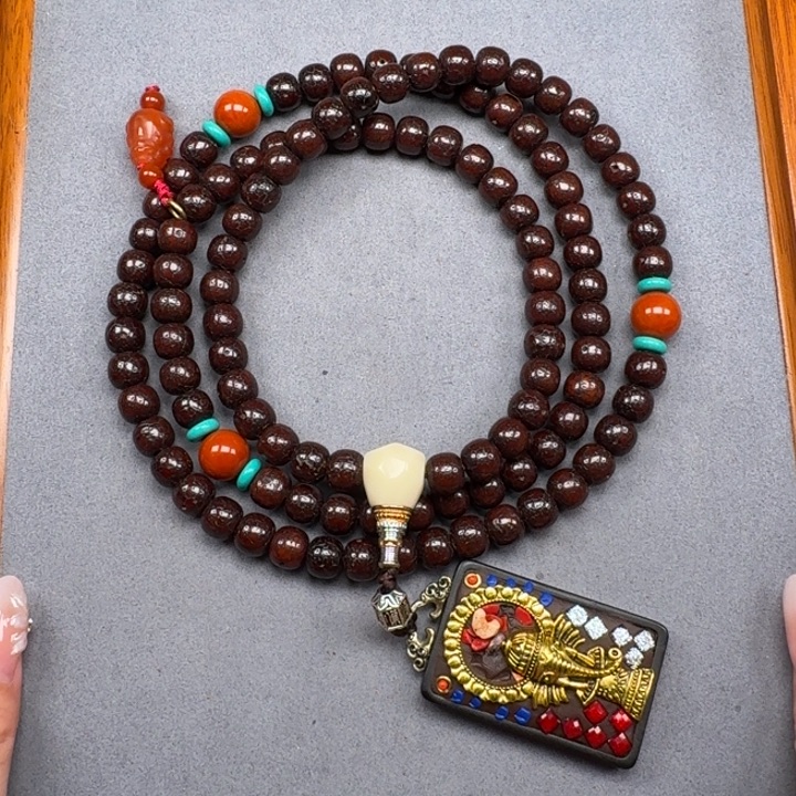 玉***涧星月菩提吊坠星月