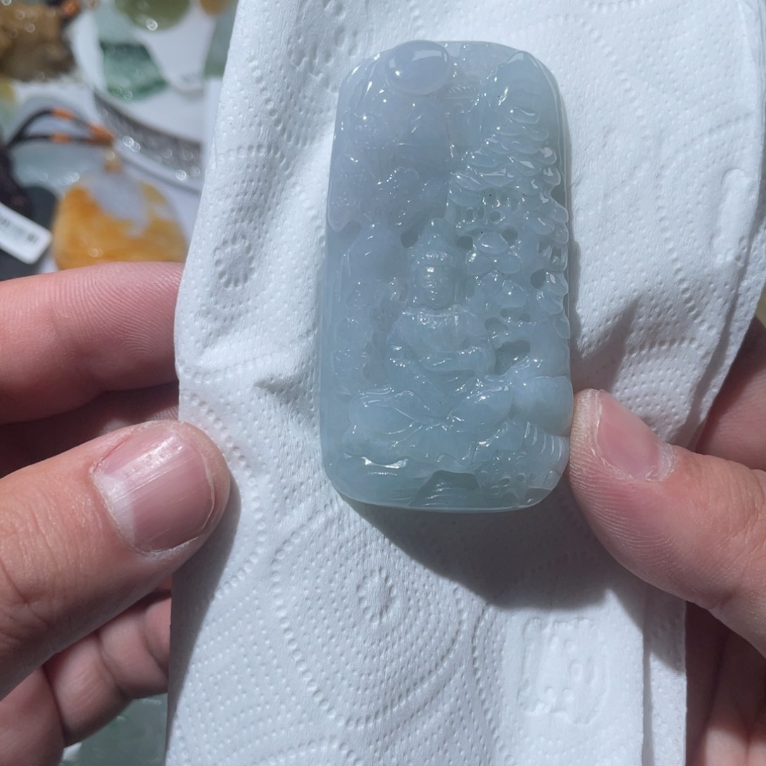 翡翠颈饰未镶嵌天然