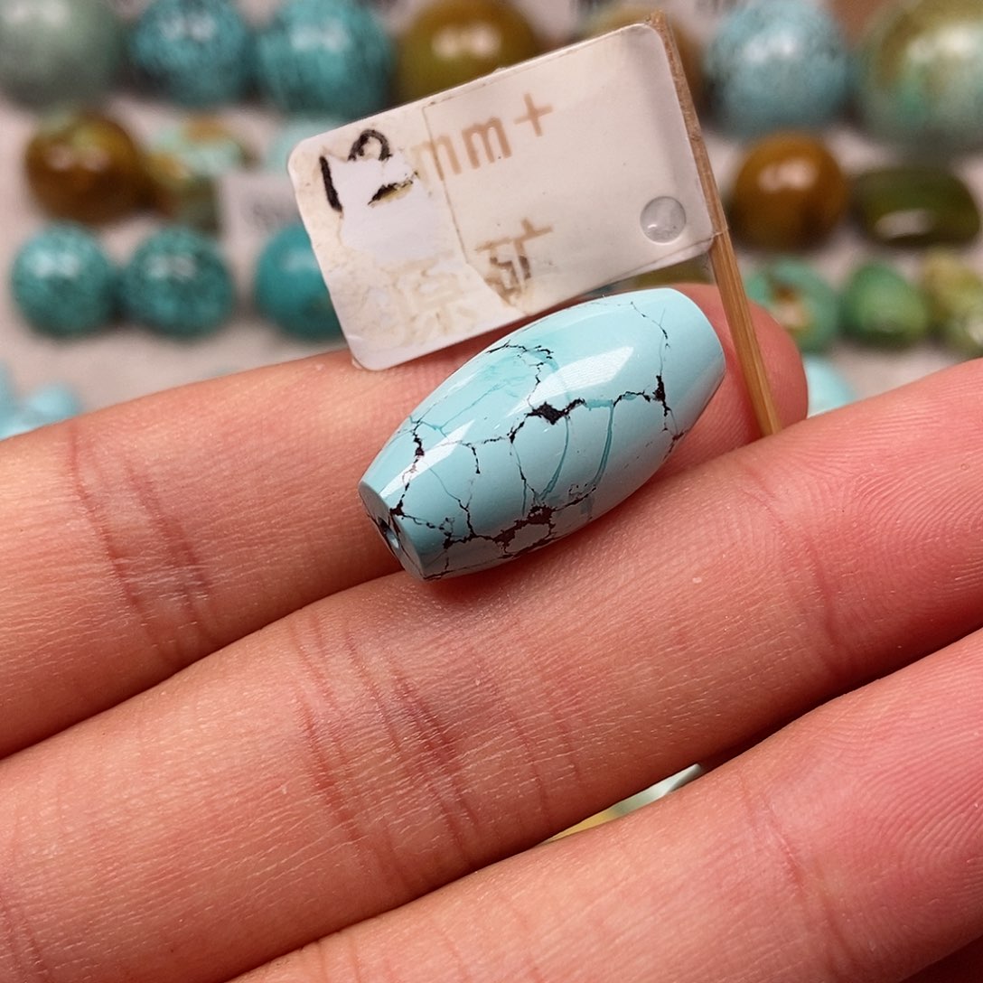 未镶嵌绿松石珠宝半成品