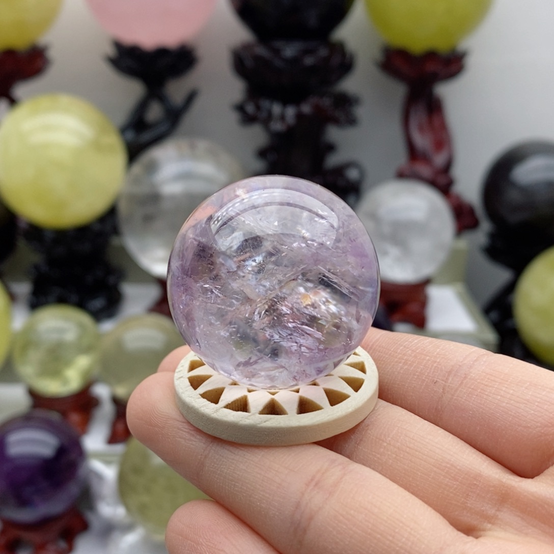 紫晶珠宝半成品未镶嵌倾*5