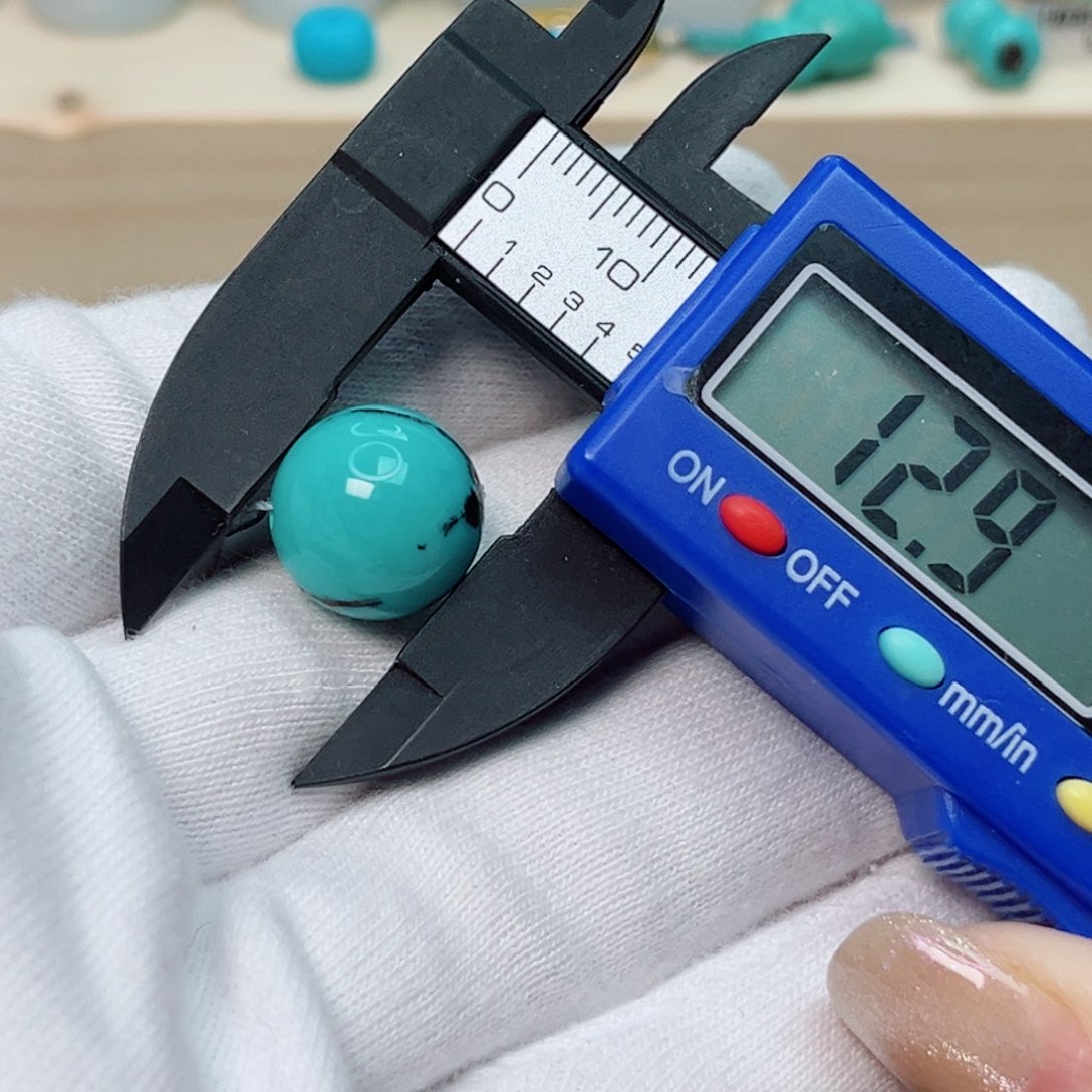 绿松石圆珠未镶嵌