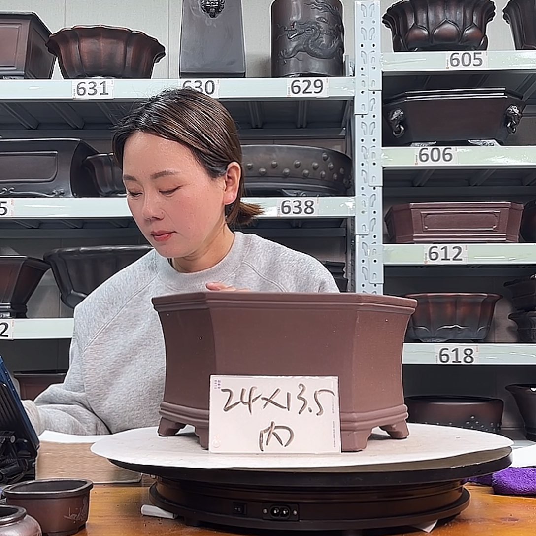 紫砂花盆宜兴紫砂62号