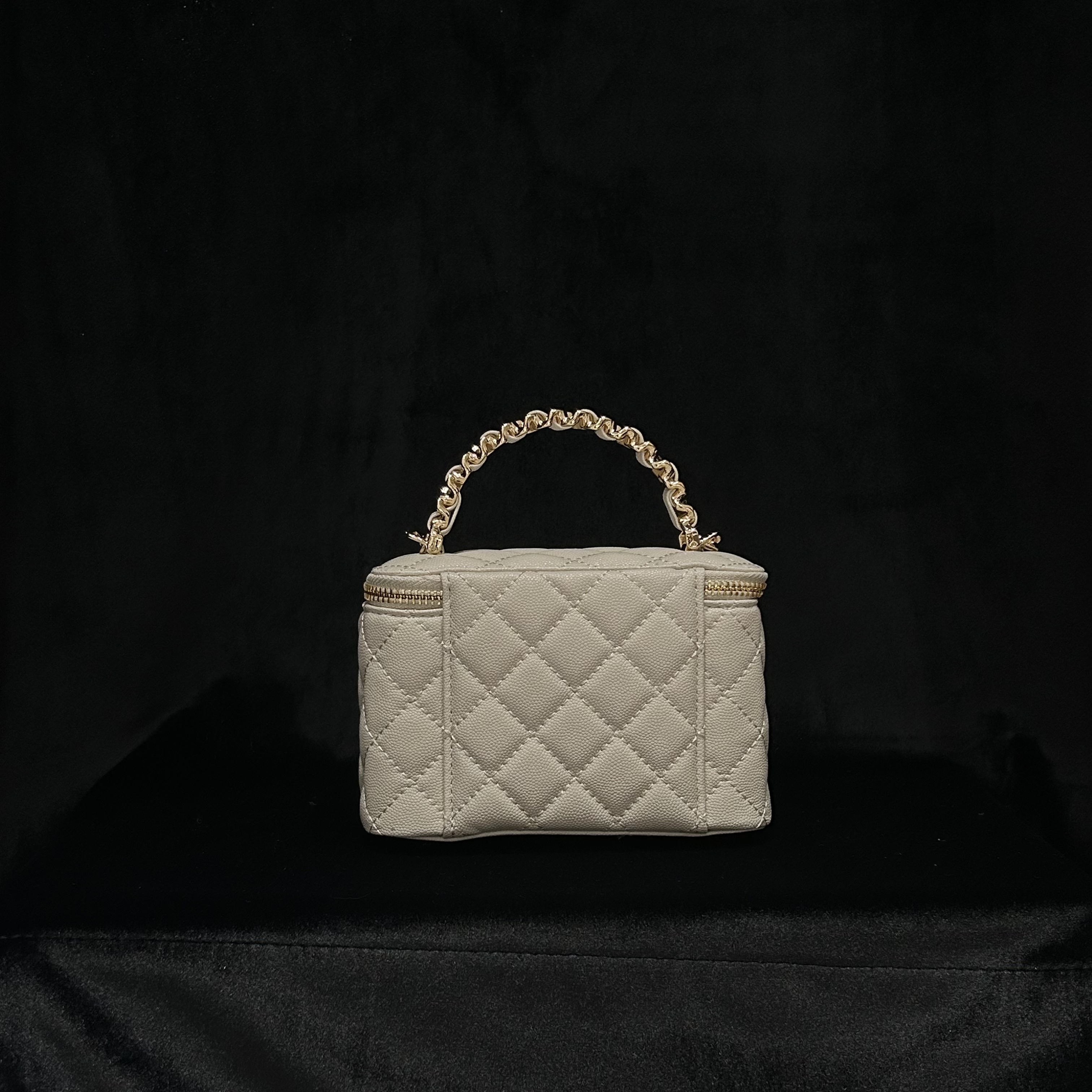 COCO 新款高端定制时尚女包 手提盒子 白色黑色16cm 80293