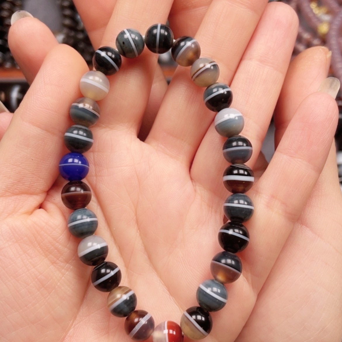 【闪购商品】玛瑙/玉髓珠宝半成品合金小*脏