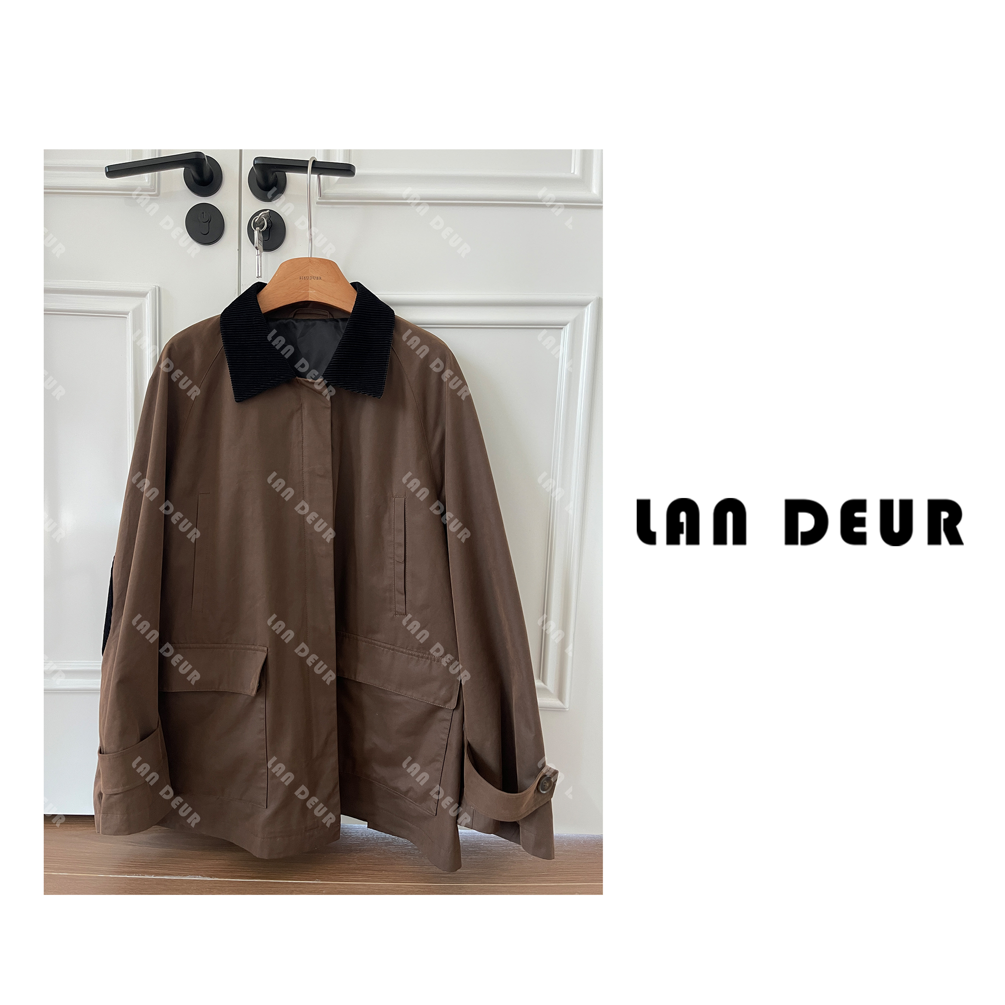 【休闲派对】极简老钱风复古时尚休闲百搭宽松中长款外套女上衣