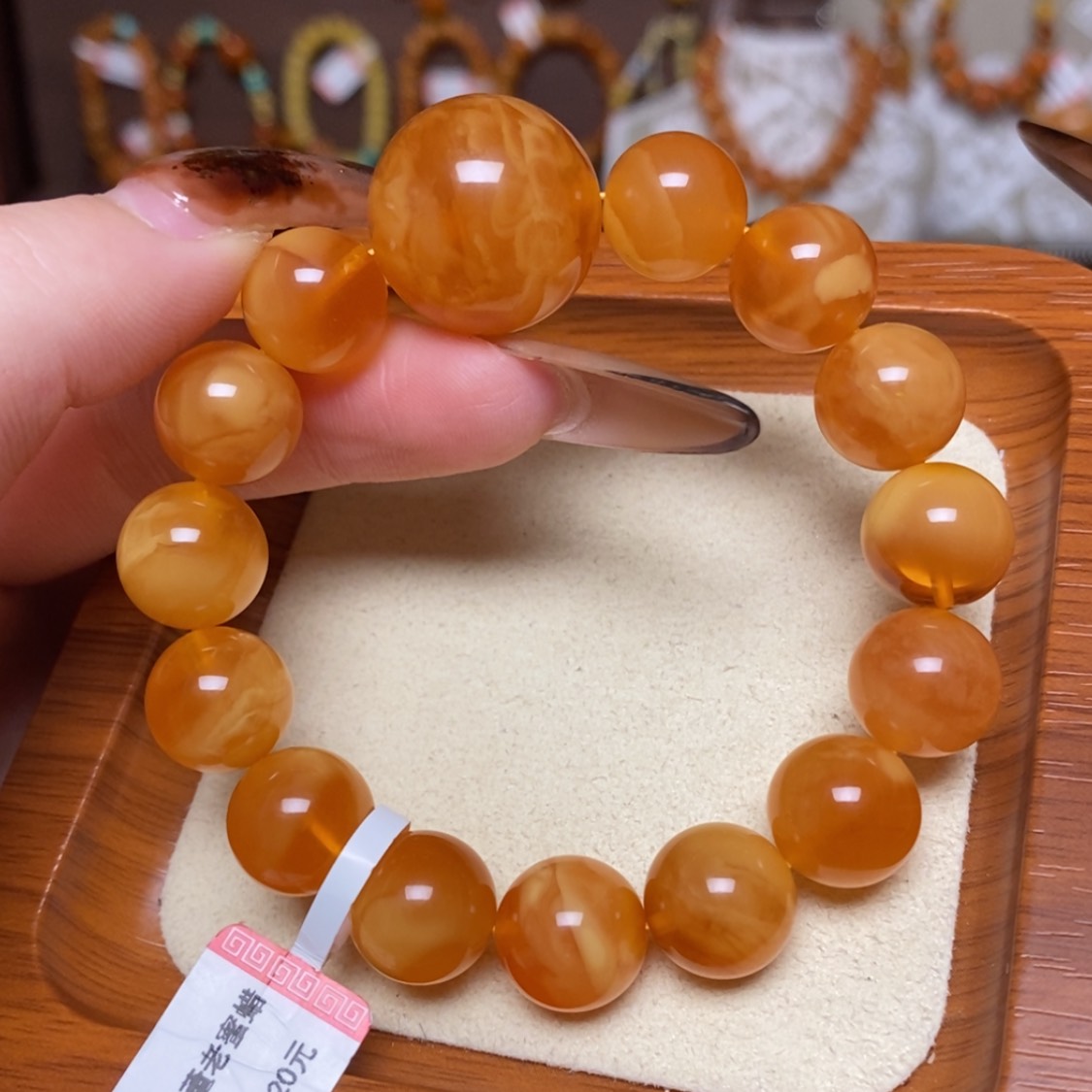 【闪购商品】手链蜜蜡未镶嵌手串