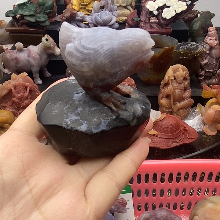 石英质玉未镶嵌吊坠(不含链)