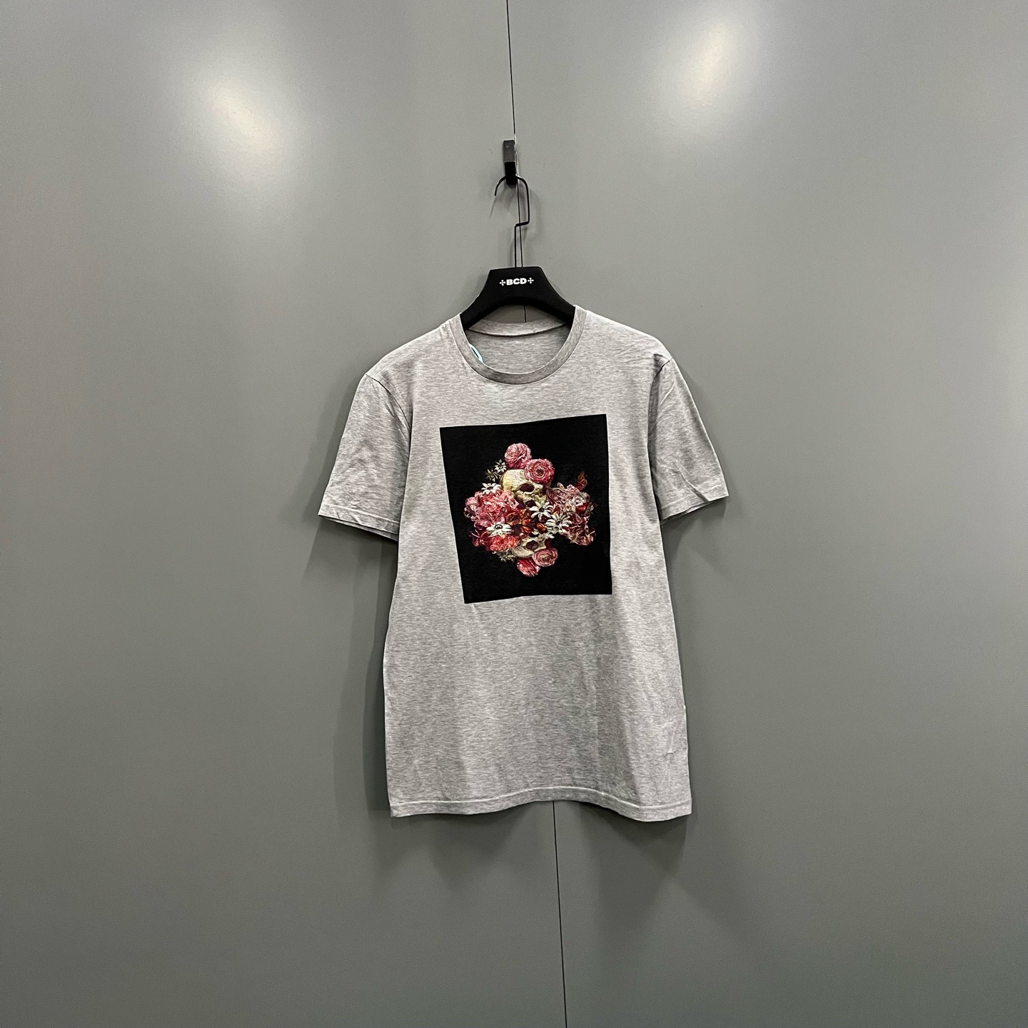 95新 DIOR/迪奥 jp1219 花卉印花短袖 L码 208204 无领标